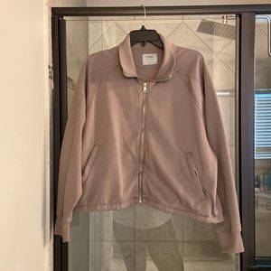 Abercrombie & Fitch YPB (Your Personal Best) Long Sleeve Neoprene Full Zip, Sand